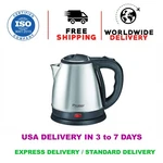 Prestige Litres Electric Kettle (pkoss 1.5) 1500W Silver - Black C8040 New. Price: $59.66.