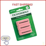 Ticonderoga Wedge Erasers, Pink, 3 Count New. Price: $6.50.