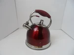 Wolfgang Puck Whistling Professional 2.45 Qt Stainless Tea Kettle - Dark Red Used. Price: $34.99.