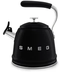 Smeg 2.3L Black Whistling Tea Kettle Stainless Steel Stovetop 50S Retro Style Open. Price: $140.00.