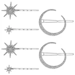 Beaupretty 2PCS Moon Star Hair Clips Vintage 1 Count (pack Of 6), Silver New. Price: $21.63.