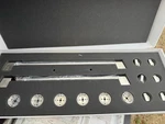 Caf Ge Front Control Electric Knobs Handles - Brushed Stainless Steel !! Open. Price: $214.99.