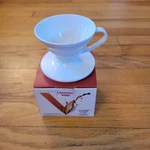 Hario V60 Coffee Dripper White Plastic Size 01 Pour Over - Open Box. Price: $15.00.