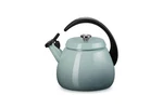 Boil Water Fast With Style - Creuset 2.2QT Enamel Kettle Sea Salt New. Price: $179.99.