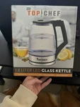 Top Chef Electric Kettle, 1.8L Glass Tea Blue Led Light,auto Shut-off New. Price: $20.00.
