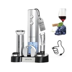 Circle Joy Electric Wine Bottle Opener Set Stainless Steel Recharge... Fast Ship New. Price: $51.53.