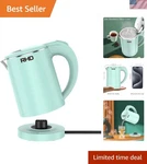 Electric Kettle 0.5L Portable Travel Stainless Steel Fast Boil Safe Office Ki... New. Price: $42.26.