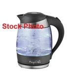 Megachef Stainless Steel Light Up Tea Kettle, 1.8L, Model 7 Open. Price: $38.99.
