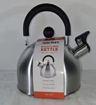 Aroma 1.5QT Stainless Steel Stovetop Kettle Silver: Whistling Tea New. Price: $12.50.