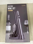 Electric Wine Set, Automatic Bottle Openers, 2-IN-1 Aerator & Pourer. Price: $22.34.