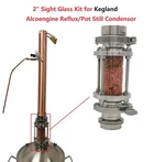 Stainless Steel 2" T.c Sight Glass Kit For Kegland Alcoengine Reflux/pot Still Brand. Price: $93.51.