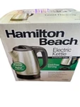 Hamilton Beach Electric Kettle 7.2 Cup Stainless Steel Idle # 40993E Used. Price: $19.99.
