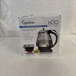 Capresso H20 Plus Glass Water Kettle, 48 Oz Model #259 New. Price: $65.00.