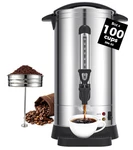 *damaged* Dostba 1500W Commercial Coffee Urn 100 Cup 5L Large Percolator Pot Used. Price: $44.99.