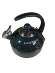 Farberware 2.75 Quart Porcelain Enamel Tea Kettle Black New. Price: $23.53.