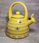 Whistling Beehive Tea Kettle Open. Price: $106.59.