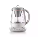 Buydeem 3 Cup 1.5 Multi-function Tea And Coffee Brewer, White Electric Kettle Open. Price: $139.99.