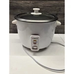 Ambiano Rice Cooker RC15-G White 500W One Touch Electric With Glass Lid Used. Price: $13.72.
