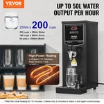 Vevor Commercial Electric Hot Water Boiler - 316 Stainless Steel, 1500W, 50L/HOU New. Price: $131.95.