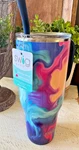 Swig Life Aura 40 Oz Mega Mug Tumbler W/handle-straw-lid-cold For 24+ Hrs New. Price: $45.00.
