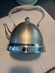 Wolfgang Puck Stainless Steel Petite Kettle And Tea Pot With Infuser New!. Price: $14.72.