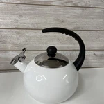 Farberware Luna New White Tea Kettle 2.5 Quart Porcelain Enamel Finish Used. Price: $12.99.