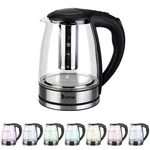 Zokop 1.8L Electric Glass Kettle 1500W Auto Shut Off Water Boiler Colorful Led New. Price: $59.90.