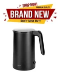 Zwilling Enfinigy Pro Electric Kettle 1.5L Black Matte Cool Touch Fast Boil New. Price: $107.99.