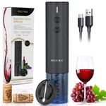 Secura Stainless Steel Electric Wine Opener, Rechargeable Compact, Black New. Price: $27.98.
