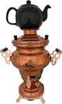 Electric Stainless Steel Copper Samovar Porcelain Pot (1.2 And (5LITERS) New. Price: $209.99.