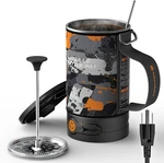 Stoke Voltaics Electric French Press Coffee Maker, 120V Boil Water Camouflage New. Price: $167.76.