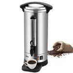 Commercial Coffee Urn, 110 Cups Stainless Steel Large Dispenser, 1500W New. Price: $117.41.
