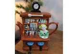 Vintage Swineside Tea Pot Liquor Bar Shaped Figural From England Used. Price: $45.00.