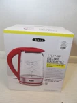 Bella 7-CUP Electric Glass Kettle, Red, 1500 Watt For Fast Heat Time New. Price: $42.95.