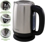 Electric Tea Kettle Stainless Steel Coffee Pot Hot Water Cordless 1.7L Fast Boil New. Price: $39.99.