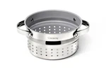 Caraway Qt Stainless Steel Steamer With Handles, CW-STM3-SLS New. Price: $45.99.