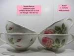 Martha Stewart Wide Tea Coffee Cup, Rose, Unknown Origin, Sold Separately Used. Price: $5.00.