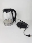 Hamilton Beach Glass Electric Tea Kettle Water Boiler 1.7L 1500 Watts 40869G Used. Price: $25.00.
