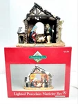 Vintage Bradlees Trimmings Lighted Porcelain Nativity Set With Box Tested 622 Used. Price: $21.99.