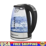 Temperature Control Glass Kettle 1500W Fast Heating Auto Shutoff 6 Settings New. Price: $36.36.