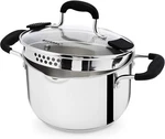 6 Qt Stainless Steel Stockpot, Rorence With Silicone Coated Handles New. Price: $30.00.