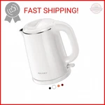 Secura Stainless Steel Double Wall Electric Kettle Water Heater For Tea Coffee New. Price: $42.64.