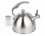 Viking 2.6 Qt Stainless Steel Whistling Tea Kettle Induction Compatible New. Price: $99.99.
