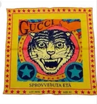 Gucci Scarf Tiger Design Star Fellow Good Condition W/box From Japan Pre-owned. Price: $244.00.