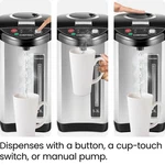 Chefman Electric Hot Water Pot, 3.6L Insulated Stainless Steel, 700W Instant Open. Price: $26.10.