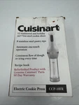 Cuisinart CCP-10 Electric Cookie Press With 12 Discs & 8 Decorating Tips White New. Price: $42.38.