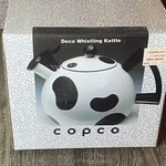 Copco Deco Whistling Kettle Holsteam 1/2 Quarts Porcelain Enamel Steel Open. Price: $55.00.
