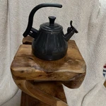 Creuset Tea Kettle Chrysenth Whistling Dark Gray 1.6 Qt Enamel-on-steel Used. Price: $80.00.