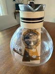 Vtg Gemco The Whistler Teapot Kettle Coffee 8 Cup Glass Usa New. Price: $20.00.