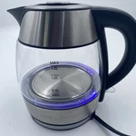 Chefman 1L Rapid-boil Kettle Glass Electric Water Boiler Warmer 1500W Tea Heater Used. Price: $12.60.